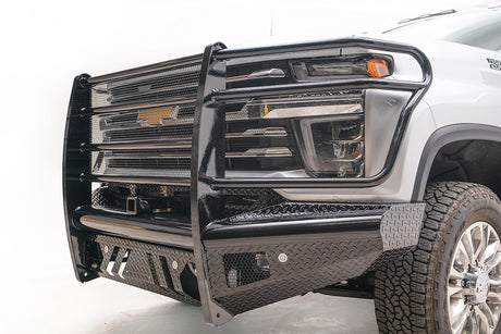 Product of Fab Fours CH20-S4960-1 Black Steel Steel Powder Coated Bumper 