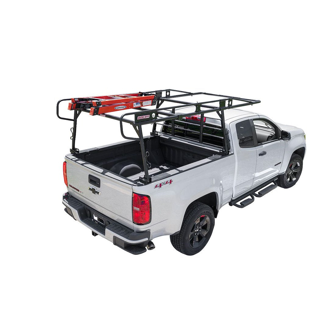 Product of Weather Guard (Werner) 1058-52-01 Bolt-On Black Matte Powder Coated Bar Style Headache Rack 