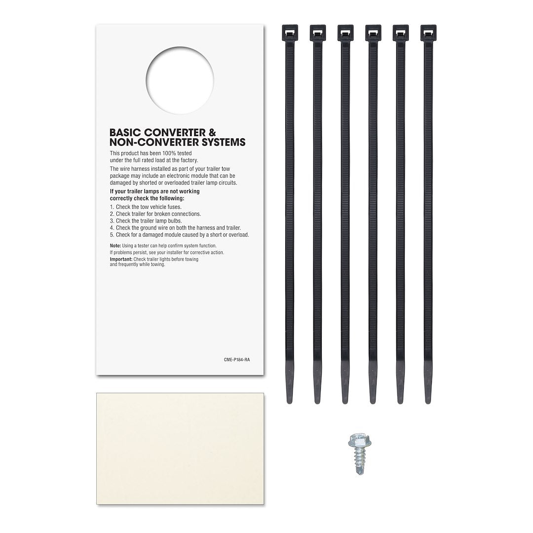 Product of CURT 55384 Vehicle End 7 Blade To Both 7 Blade And 4 Way Flat Trailer Wiring Connector 