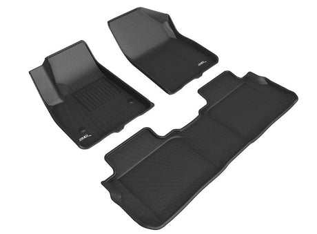 Product of 3D Mats KAGU L1GM02701509 Black Thermoplastic Rubber Of Carbon Fiber Texture Floor Liner 