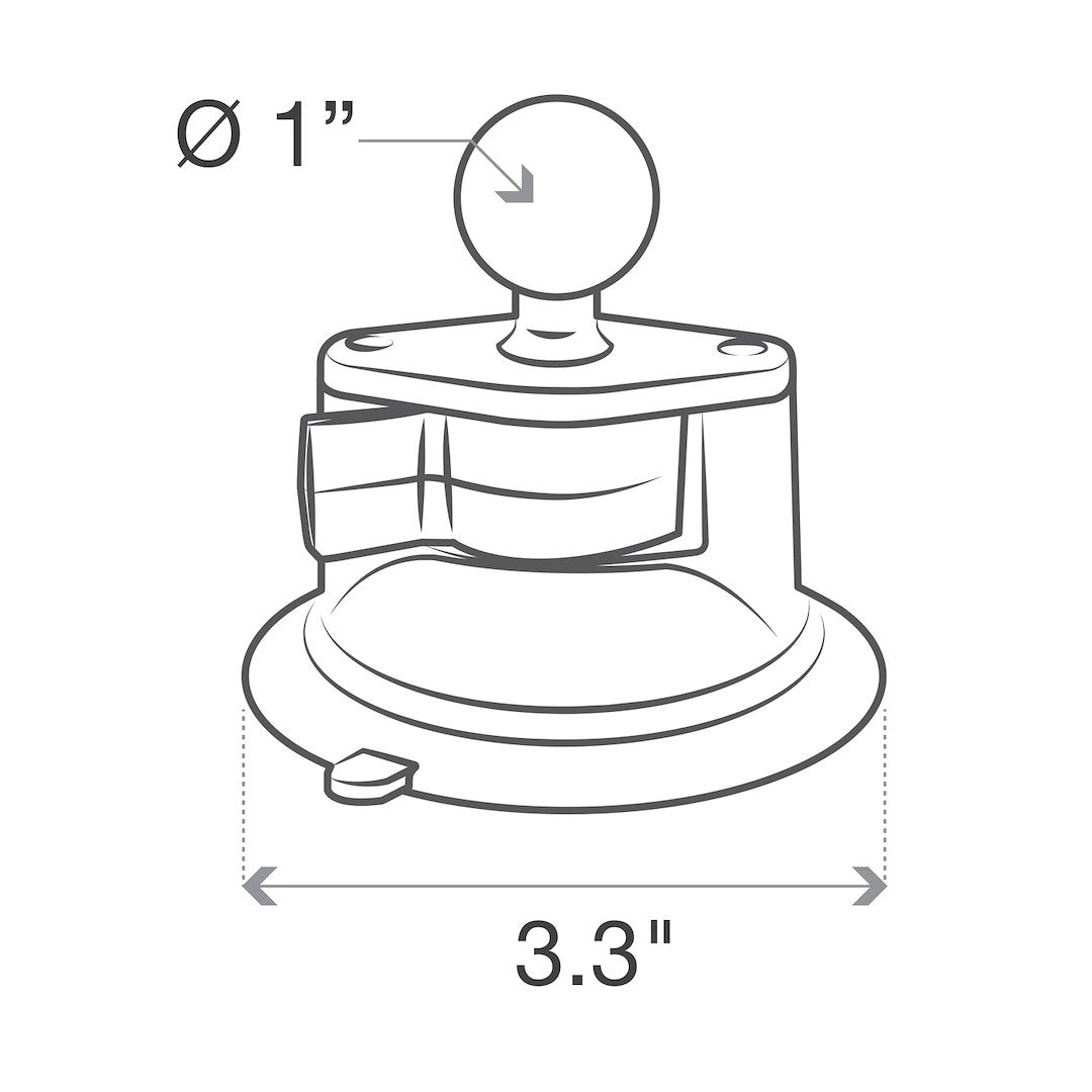 Ram Mounts Rap-B-224-1u Mobile Electronics Device Mount Base||rap-B-224-1u_6.Jpg||91||r1hrapb2241u||1560394