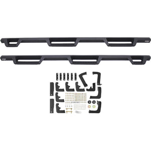 Product of Westin Automotive 56-534025 Black Powder Coated Square Nerf Bar - Truck Wheel To Wheel 