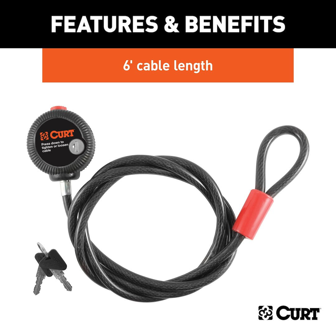 Curt 23666 Bike Rack Bicycle Lock||||91||c9323666||2011218