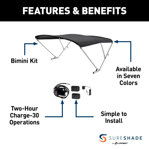 Product of Taylor Made 2021133088 Boat Bimini Top