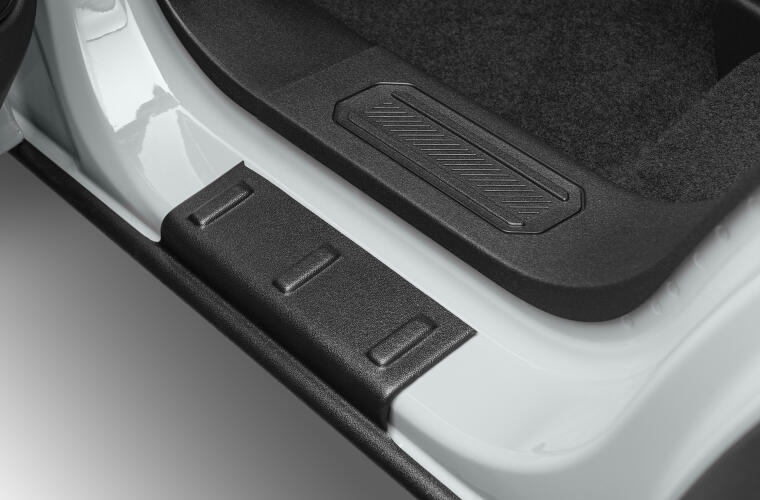Product of Bushwacker 14117 Black Thermoplastic Olefin-TPO Flat Rocker Panel Guard 