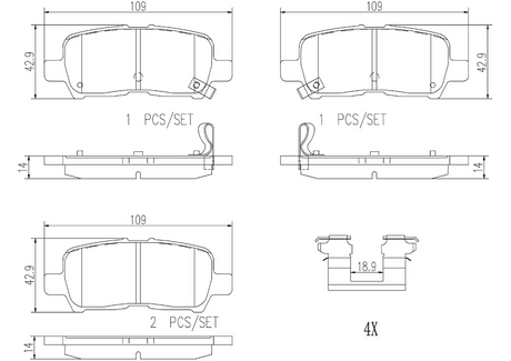 Brembo P37014n Brake Pad||p37014n_1.Png||86||brmp37014n||2104615