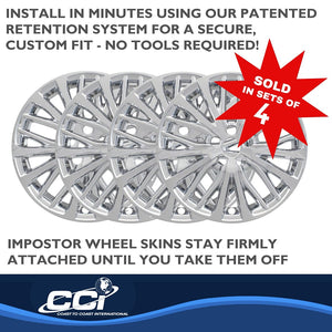 Product of Coast To Coast IWCIMP428X Silver Set Of 4 
