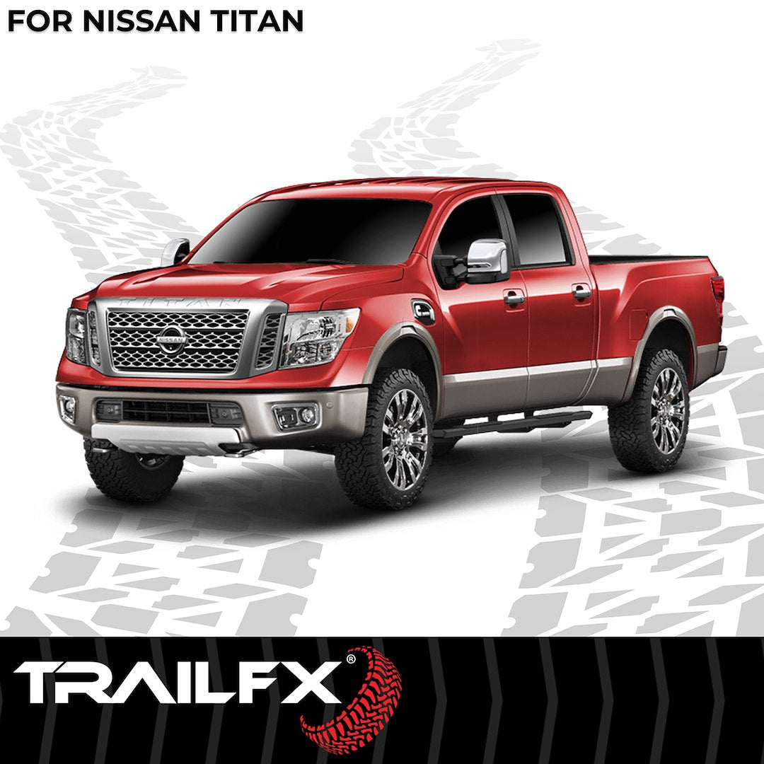 Product of TrailFX AL4015B TrailFX A4 Series Nerf Bar With Surface Steps 