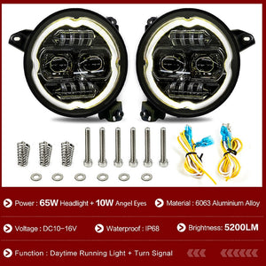 Race Sport Lighting Rs9rgbw Headlight Assembly||||89||rslrs9rgbw||1916721