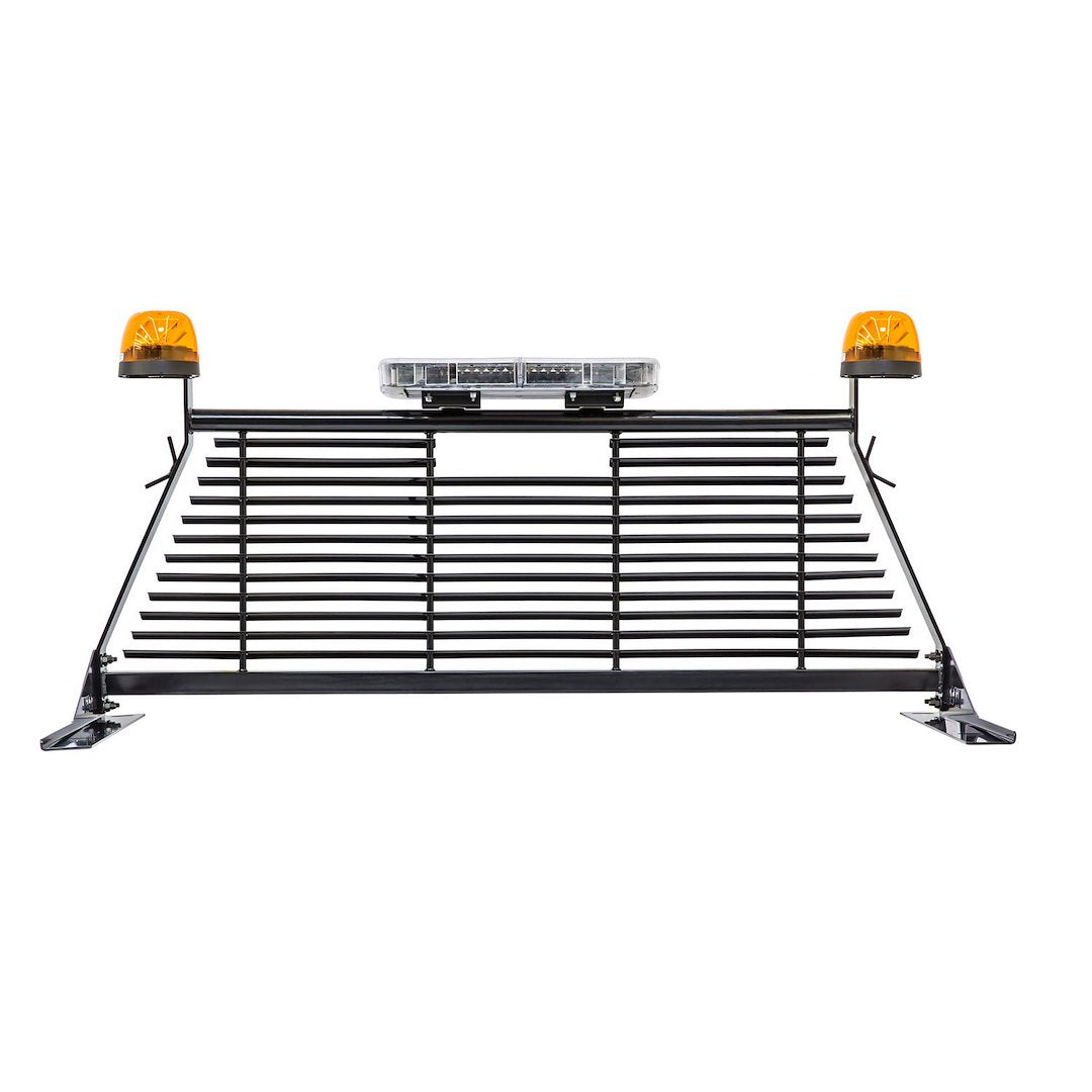 Product of Westin Automotive 57-8025 Bolt-On Black Powder Coated Bar Style Headache Rack 