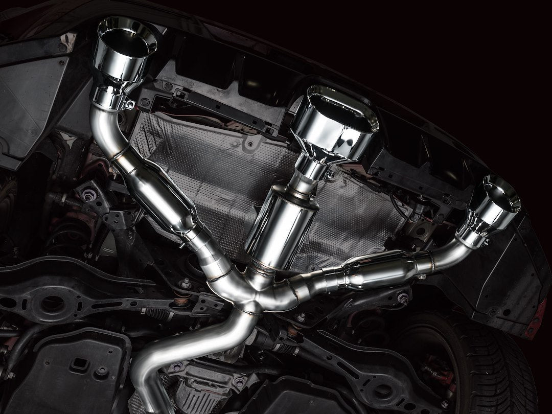 Product of AWE Tuning 3020-52472 Track Edition Cat-Back System Exhaust System Kit 