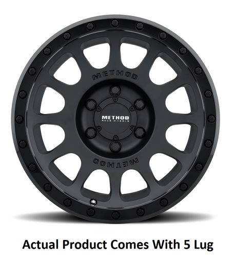 Product of Method Race Wheels 17x8.5 Double Black Wheel - Not Applicable Bolt Pattern 