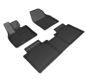 Product of 3D Mats KAGU L1SB03501509 Black Thermoplastic Rubber Of Carbon Fiber Texture Floor Liner 