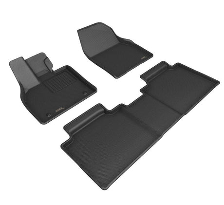 Product of 3D Mats KAGU L1SB03501509 Black Thermoplastic Rubber Of Carbon Fiber Texture Floor Liner 