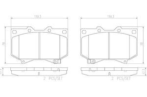 Brembo P83118n Brake Pad||p83118n_2.Jpg||86||brmp83118n||2091764