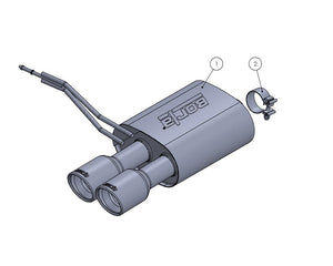 Borla 11915cb Exhaust System Kit||11915cb_1.Jpg||85||b2511915cb||1573940