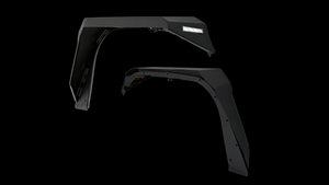 Product of Body Armor JL-6102 Non-Exposed Fasteners Black Fender Flare - Set Of 2 