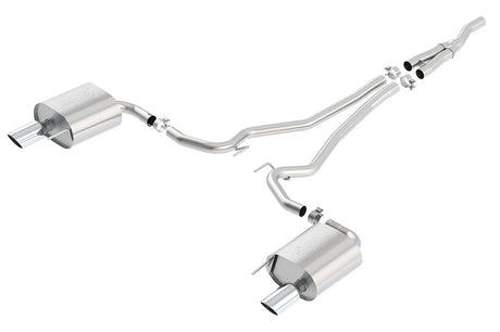 Product of Borla 140585 ATAK ® Series Cat Back System Dual Exhaust System Kit 