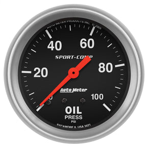 Autometer 3421 Gauge Oil Pressure||3421.Jpg||85||a483421||1206010