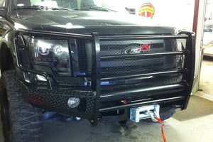Product of Fab Fours FF09-K1960-1 Black Steel Steel Gloss Powder Coated Bumper 