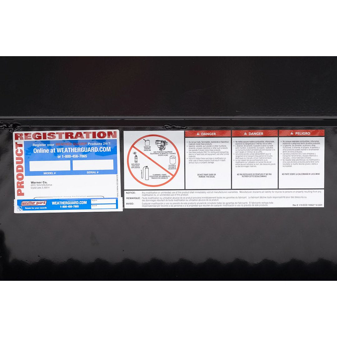 Product of Weather Guard (Werner) 180-5-04 Low Profile Toolbox 