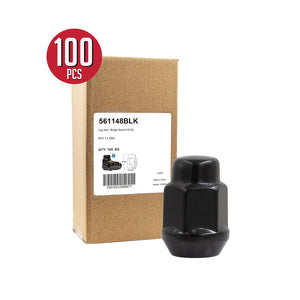 Product of Coyote Wheel Accessories 561148BLK 60 Degree Conical Bulge 14x1.5 Lug Nut 