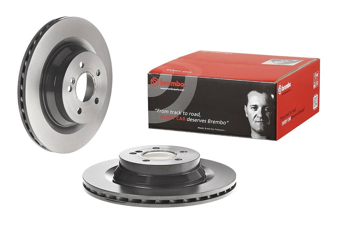 Product of Brembo 09B74541C02 Vented 1 Piece Brake Rotor 