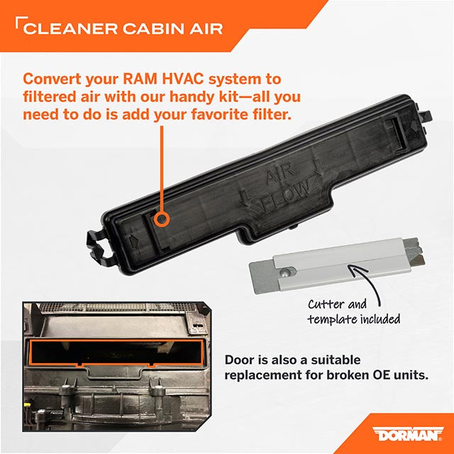 Dorman (Oe Solutions) 259-101 Cabin Air Filter Cover||259-101_4.Jpg||89||d18259101||1750885