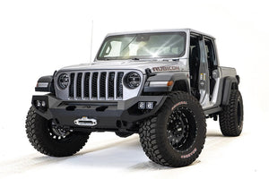 Product of Fab Fours JL18-X4651-1 Matrix Series Steel Powder Coated Bumper 