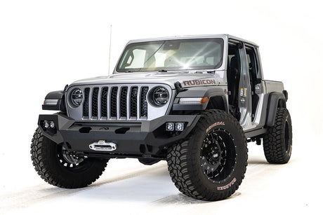 Product of Fab Fours JL18-X4651-1 Matrix Series Steel Powder Coated Bumper 