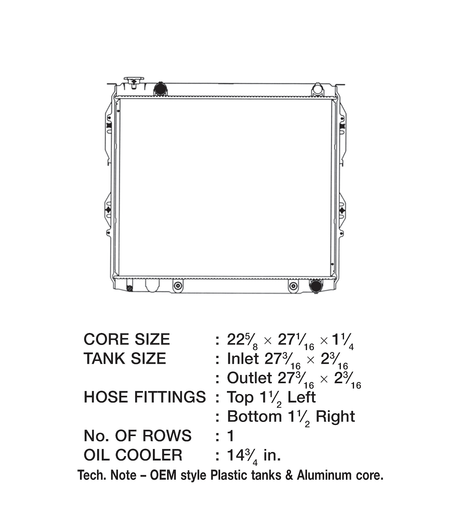 Product of Csf 3237 Radiator