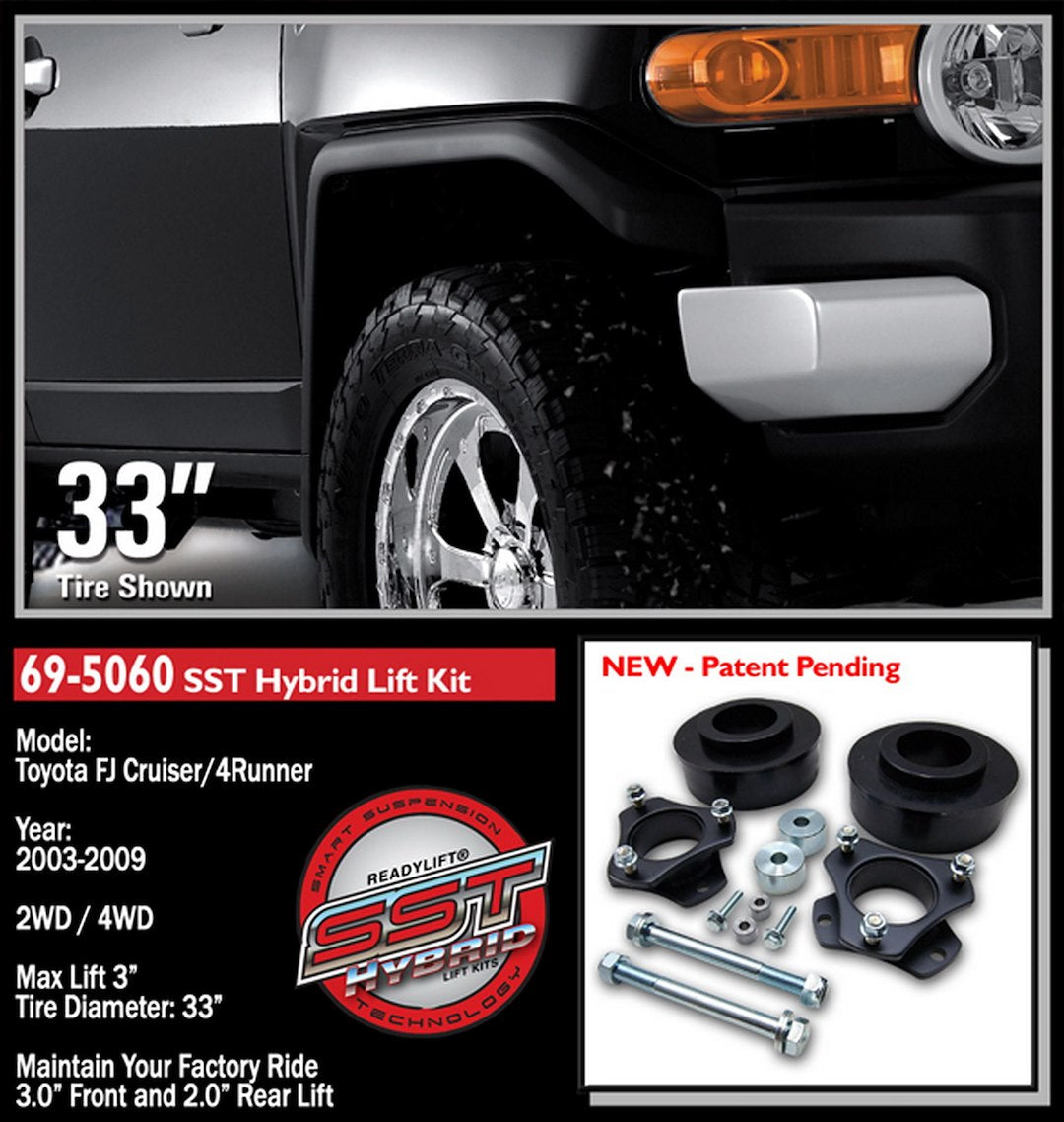 Readylift 69-5060 Lift Kit Suspension||69-5060toyotafjcruiser-4runn.Jpg||86||r90695060||1044474