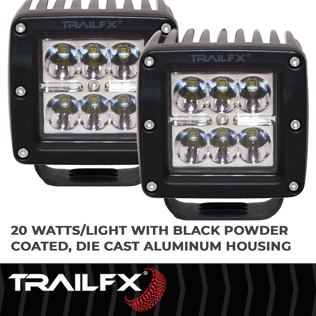 Product of TrailFX 3X2CSPPR Driving/ Fog Light 