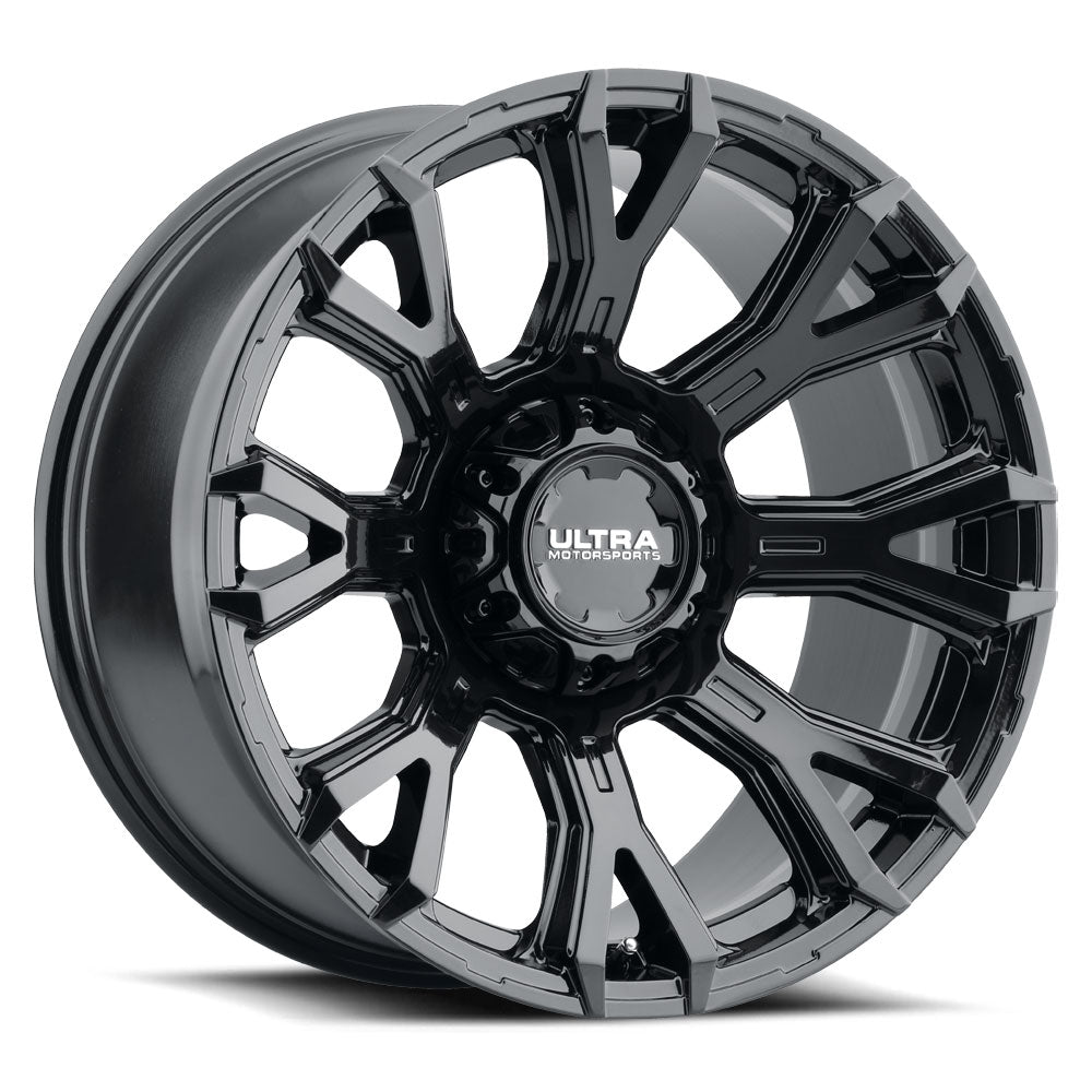 Product of Ultra Wheel 20x10 Black Wheel - 8x6.50 Bolt Pattern 