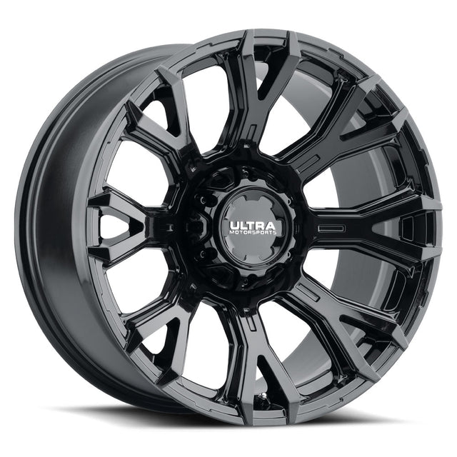 Product of Ultra Wheel 20x10 Black Wheel - 8x6.50 Bolt Pattern 