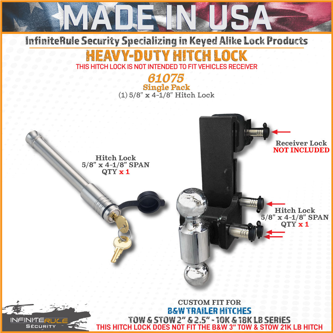 Infiniterule 61075-S Trailer Hitch Pin||61075-S_3.Jpg||88||inf61075s||2254458