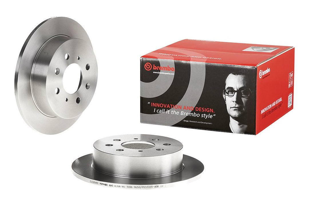 Product of Brembo 08A92010C02 Solid 1 Piece Brake Rotor 