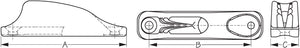 Sea Dog 002030-1 Rope Cleat||002030-1_1.Jpg||86||sdg20301||1301257