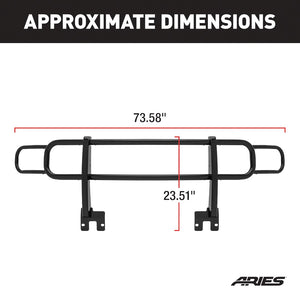Product of Aries 4078 Grille Guard 1-Piece Black Semi Gloss Powder Coated 