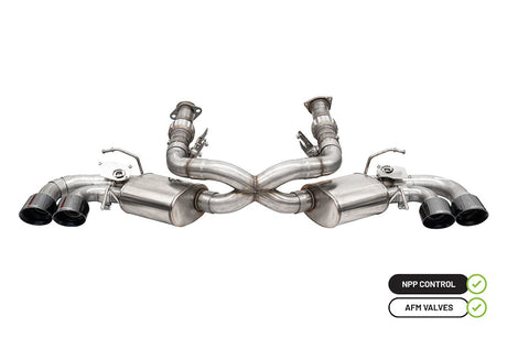 Product of Corsa Performance 21100BLK Variable Sound Level Cat-Back System Dual Exhaust System Kit 