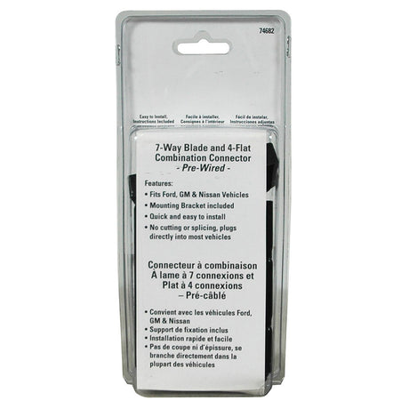Product of Draw-Tite 74682 Vehicle End 4 Flat And 7 Blade Trailer Wiring Connector 