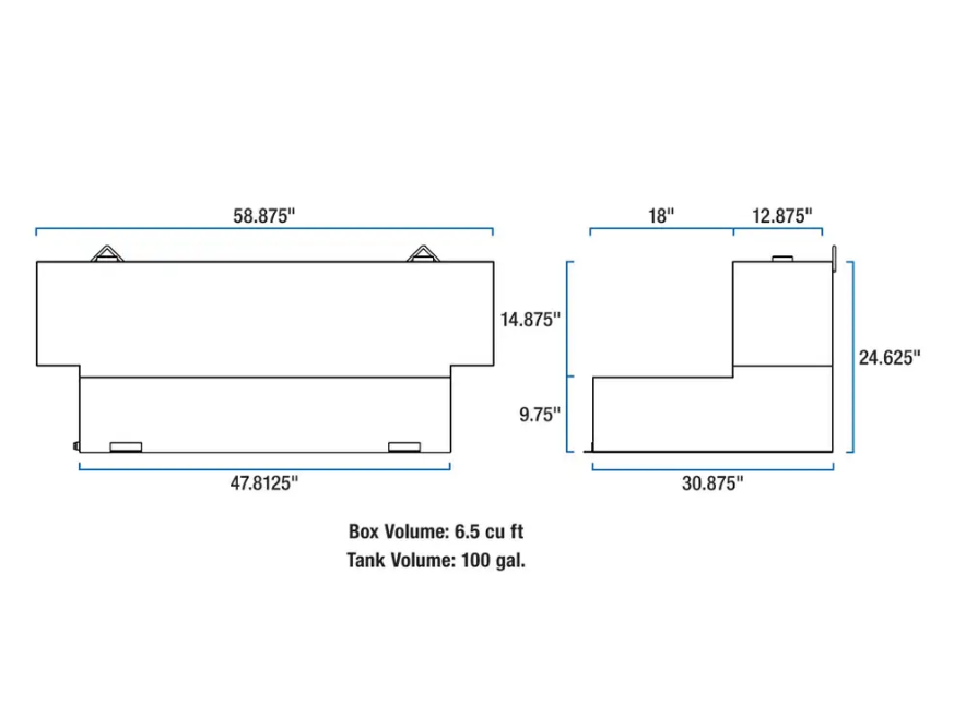 Product of UWS ST-100HH-W Liquid Transfer Tank  
