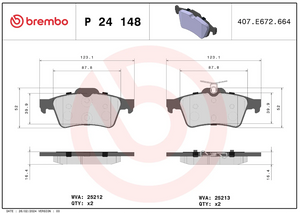 Brembo P24148 Brake Pad||p24148_3.Png||88||brmp24148||1684529