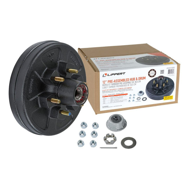 Lippert Components 2024013262 Trailer Brake Hub Assembly||2024013262.Jpg||85||m6v2024013262||1559359