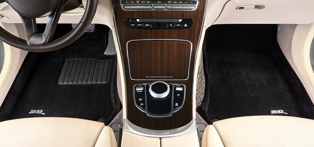 Product of 3D Mats Premium L1CH09604009 Black Thermoplastic Rubber Of Carbon Fiber Texture Floor Liner 