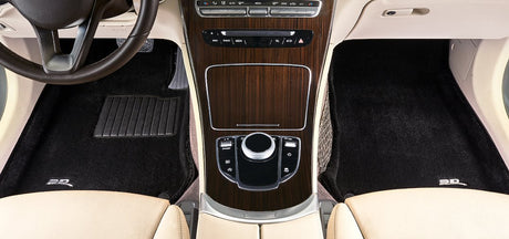 Product of 3D Mats Premium L1CH09604009 Black Thermoplastic Rubber Of Carbon Fiber Texture Floor Liner 