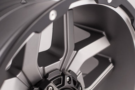 Product of Grid Wheels 20x9 Anthracite Gray With Black Lip Wheel - Not Applicable Bolt Pattern 