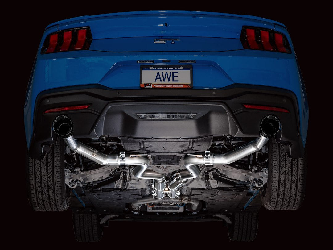Product of AWE Tuning 3020-33650 Track Edition Cat-Back System Dual Exhaust System Kit 