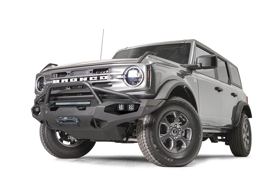 Product of Fab Fours FB21-X5252-1 Matrix Series Steel Matte Powder Coated Bumper 