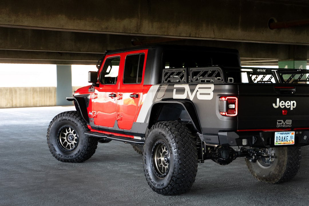 Dv8 Offroad Fdgl-07 Fender Flare||2020-2023_Jeep-Gladiator-Jt-Slim-Fender-Flares_Installed-12.Jpg||95||dv8fdgl07||1627485
